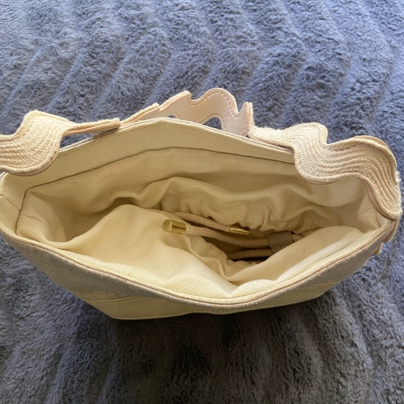 NWOT Canvas Drawstring Purse - Picture 3 of 5